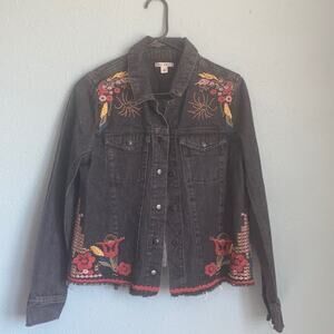 Miami Black Jean Jacket